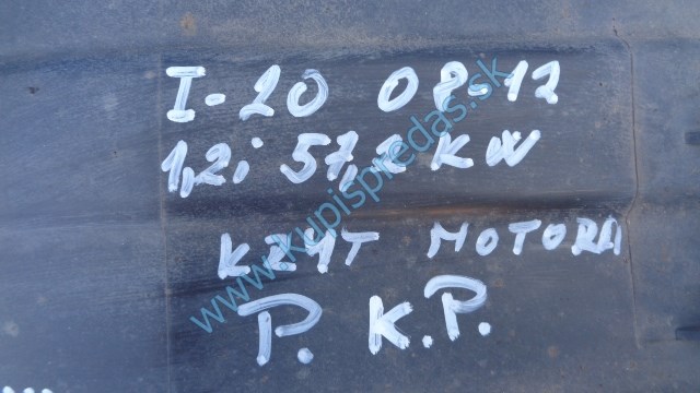 pravý kryt na motor na hyudnai i20, 29120-1J000